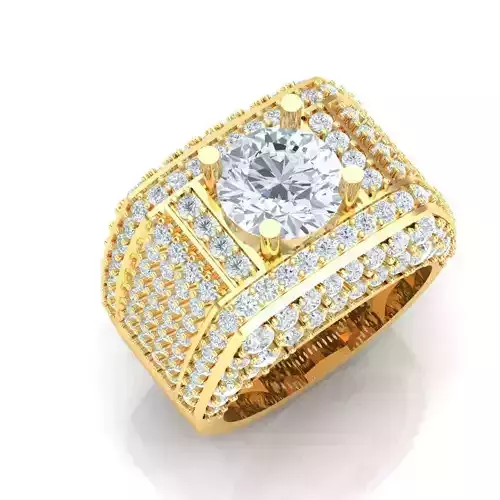 Ring For Men STL Ready For Print 1MR005