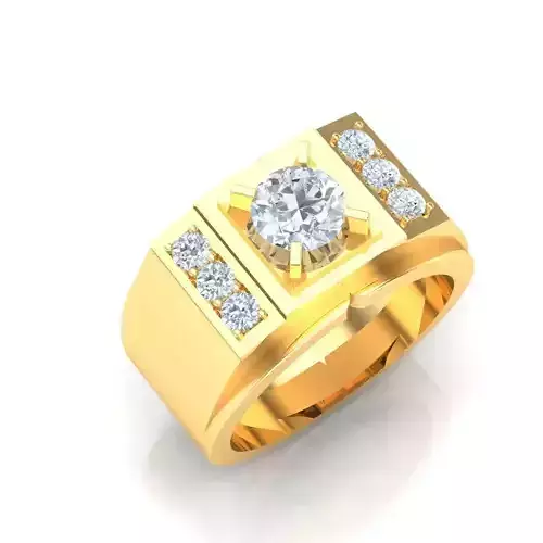 Ring For Men STL Ready For Print 1MR004