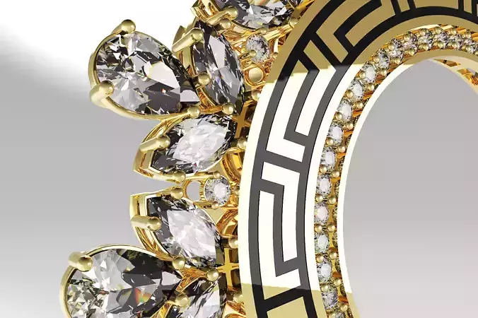 classic gold pendant frame medium size 