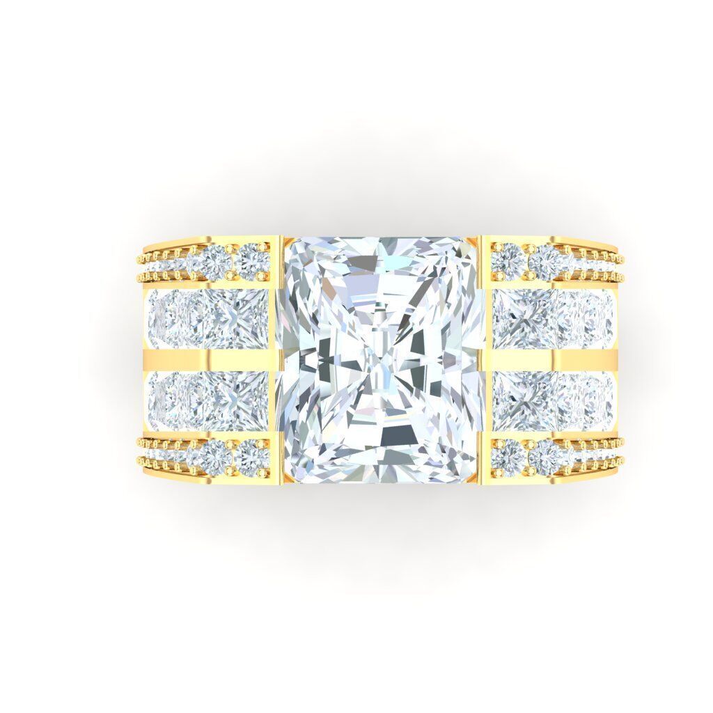 Ring For Men STL Ready For Print 1MR003 3D model_7