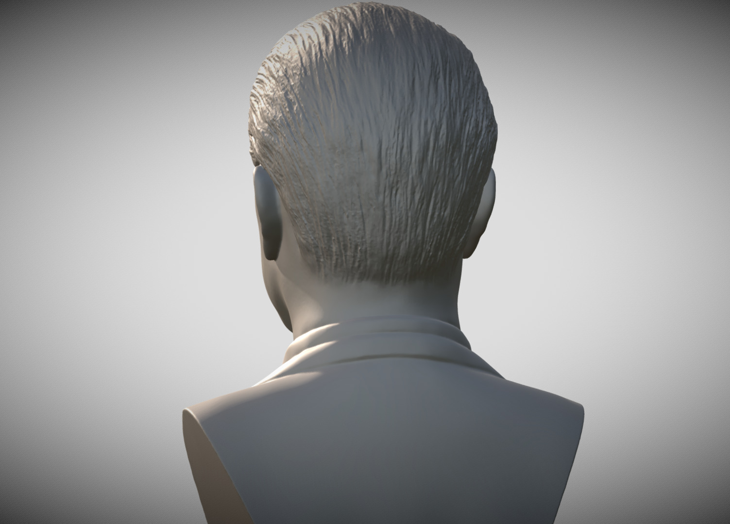 Richard Nixon bust 3D print model_5