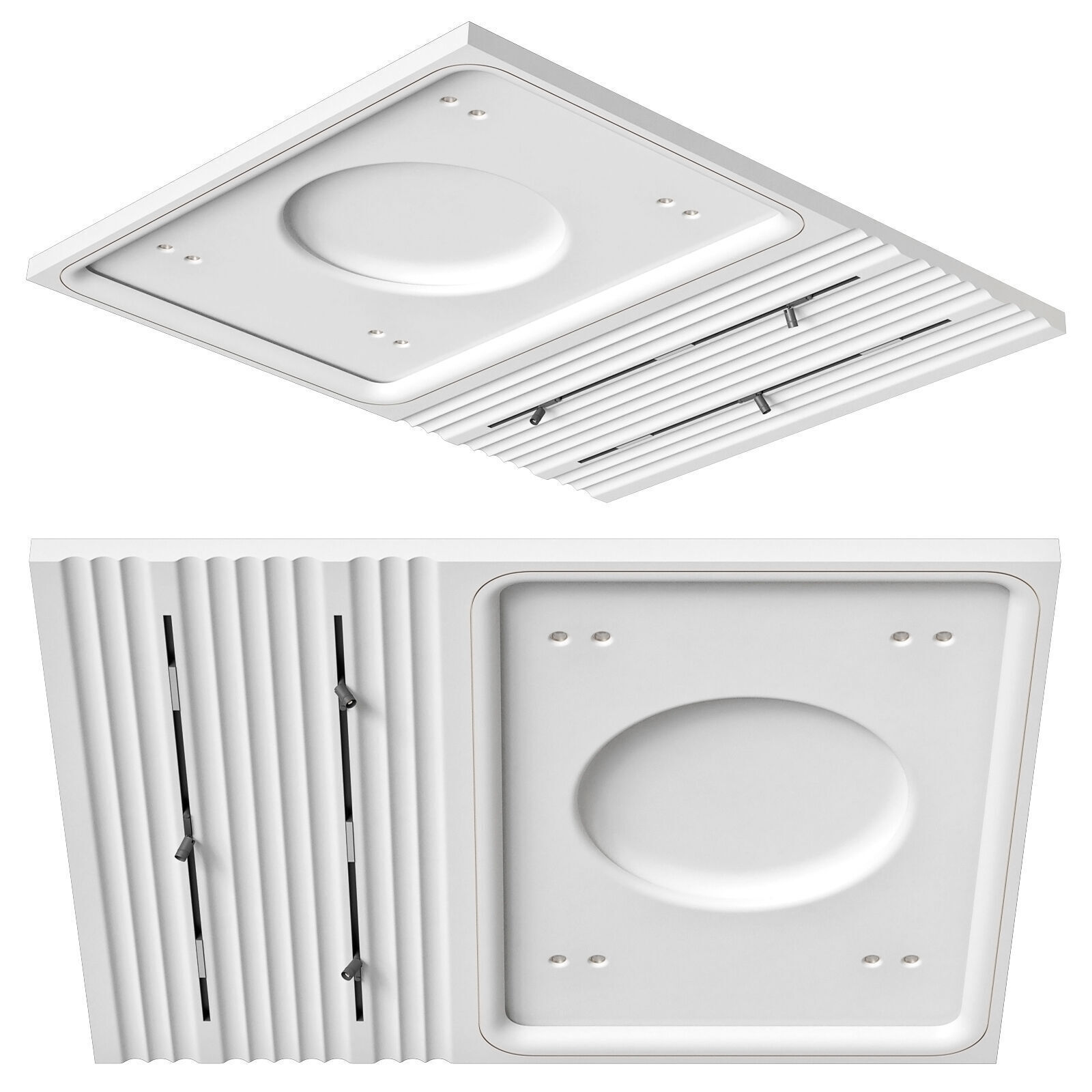 Modern ceiling RJ Easy Design 17 3D model_7