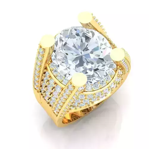 Ring For Men STL Ready For Print 1MR001