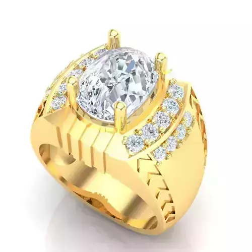 Top Men Ring STL Ready For Print 1MR094