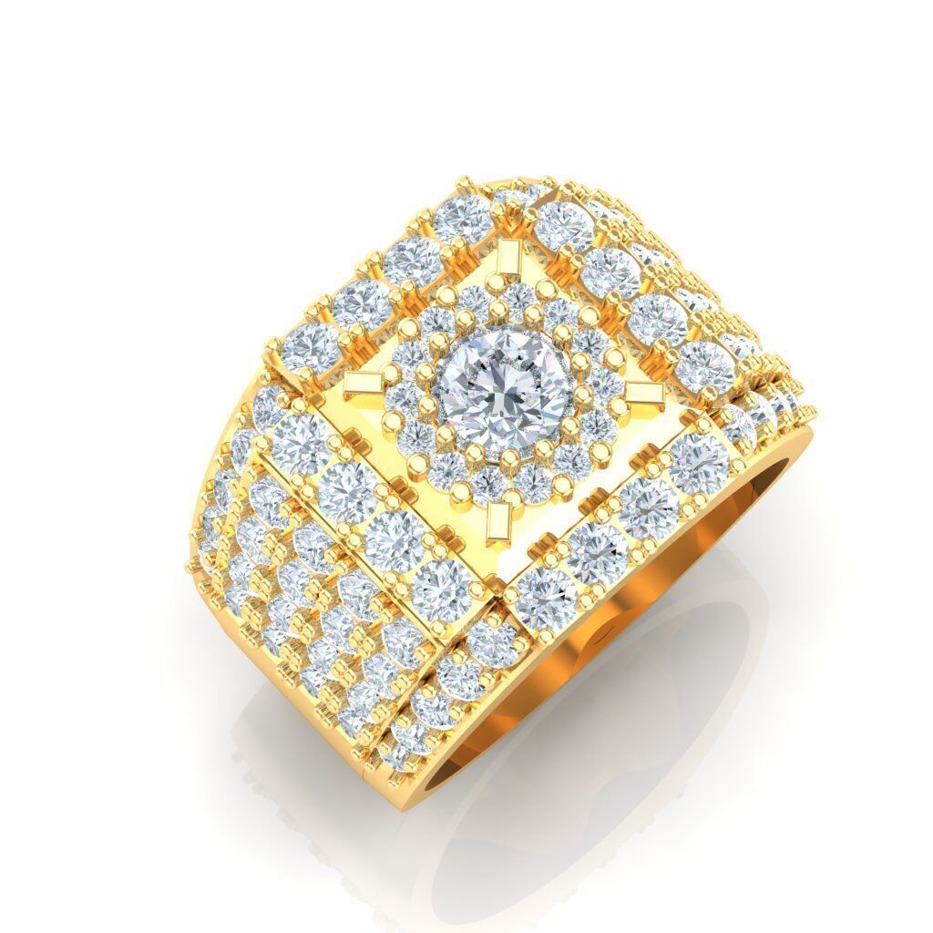 Top Men Ring STL Ready For Print 1MR093 3D print model_6