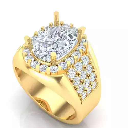 Top Men Ring STL Ready For Print 1MR085