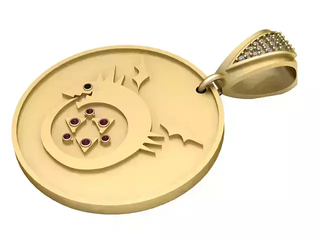 HUMAN DESIGN PANDANT 3D PRINTABLE MODAL  3D print model