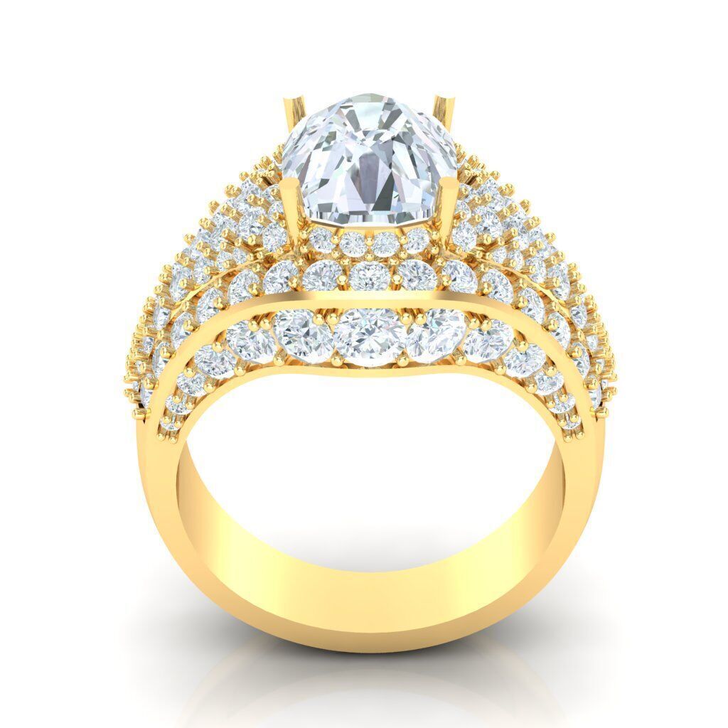 Top Men Ring STL Ready For Print 1MR083 3D print model_5