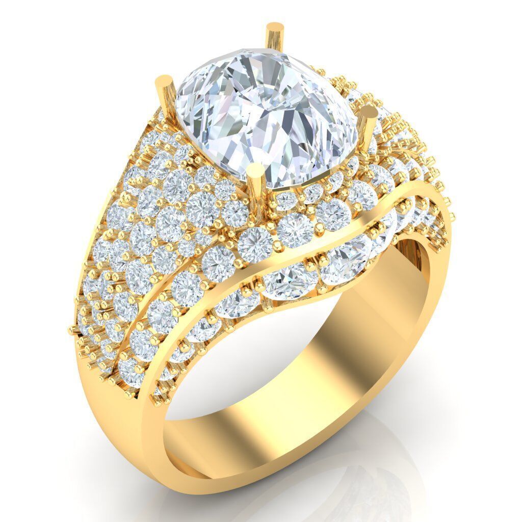 Top Men Ring STL Ready For Print 1MR083 3D print model_4