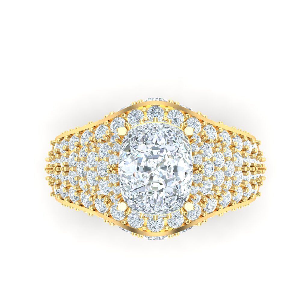 Top Men Ring STL Ready For Print 1MR083 3D print model_7