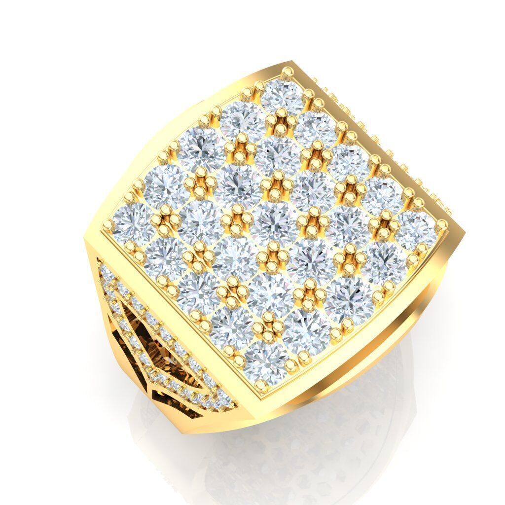 Top Men Ring STL Ready For Print 1MR082 3D print model_6