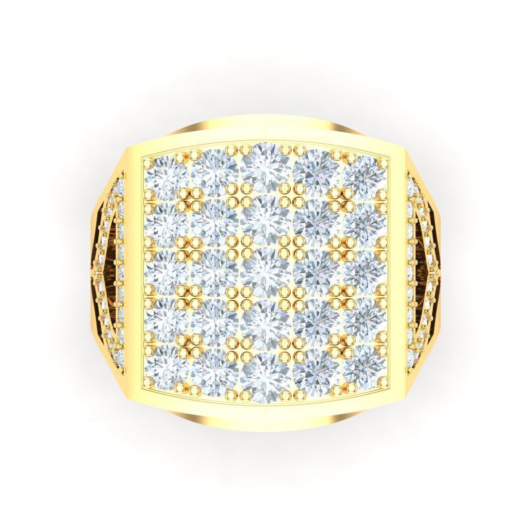 Top Men Ring STL Ready For Print 1MR082 3D print model_7