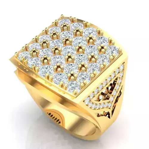 Top Men Ring STL Ready For Print 1MR082