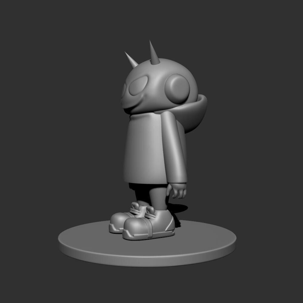 fonka punk 3D print model_1