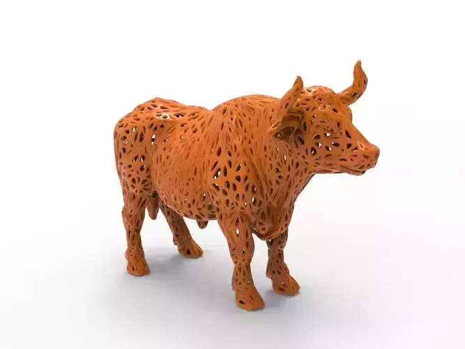 Bull Voronoi Style