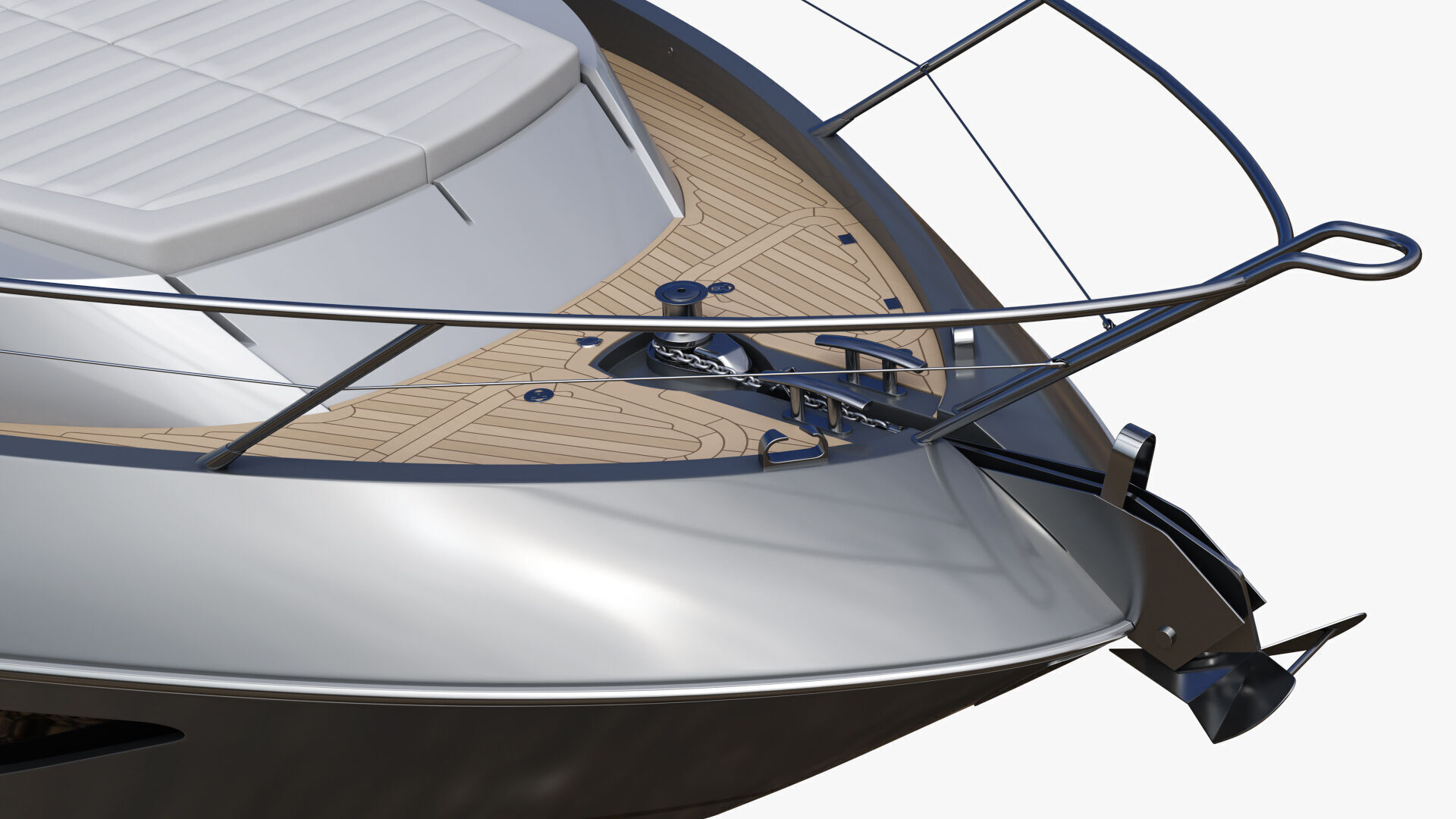 Sunseeker 74 Black Sport Yacht 3D model_13