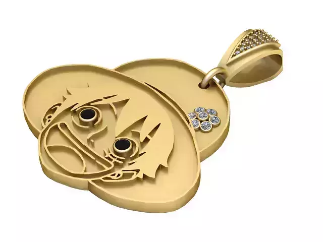 One Piece Ladybug  PANDANT 3D PRINTABLE MODAL 