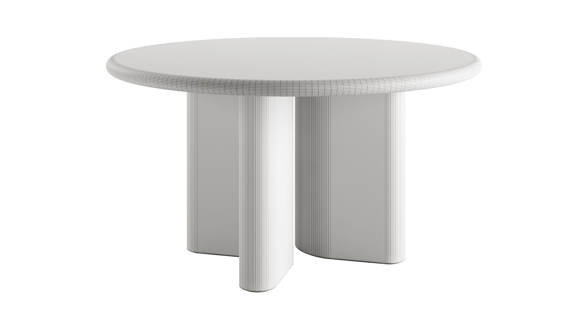 Bonbon Round Table by Miniforms 3D model_9