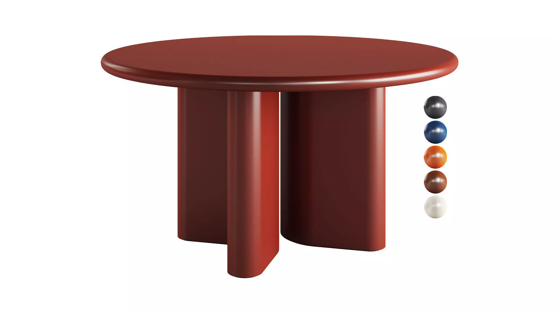 Bonbon Round Table by Miniforms 3D model_0