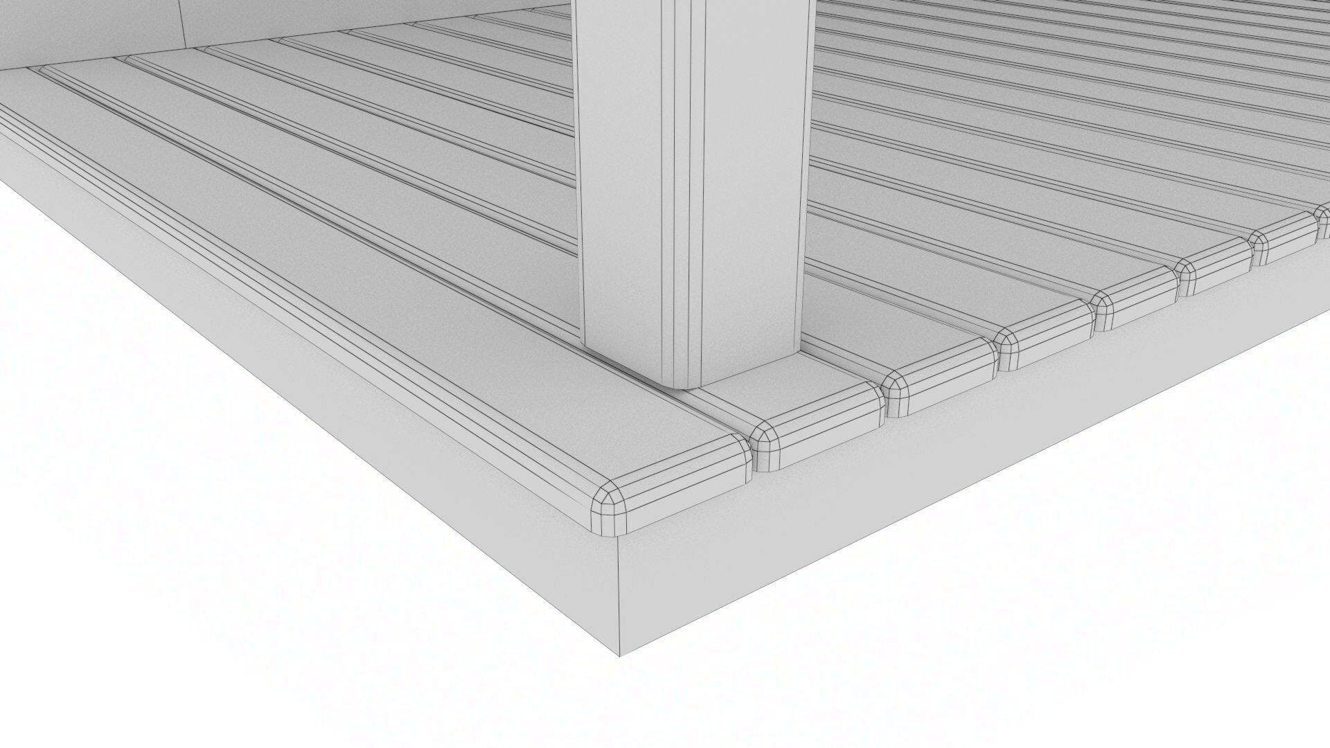 Cartoon Remote House - Animated Low-poly 3D model_23