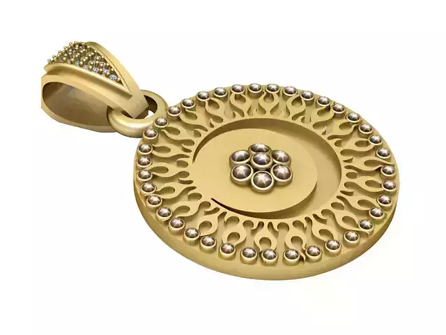 Oppule Spherical PANDANT 3D PRINTABLE MODAL 