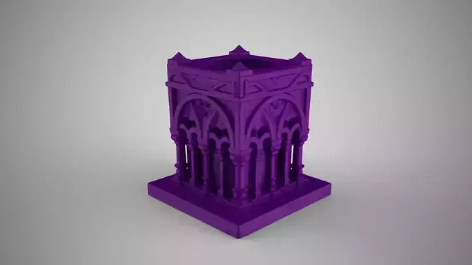Column Desk Organizer 3D print model