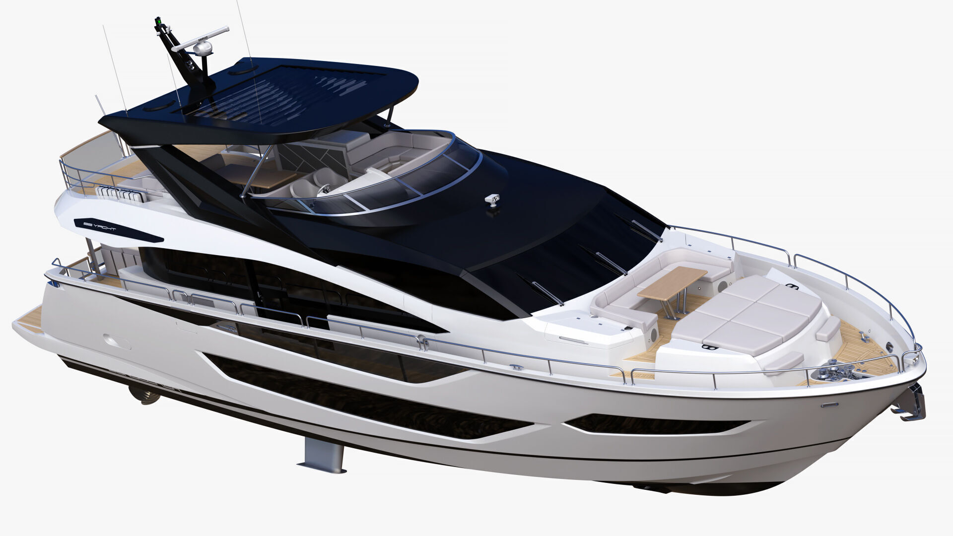 Sunseeker 88 Lux Yacht 3D model_8