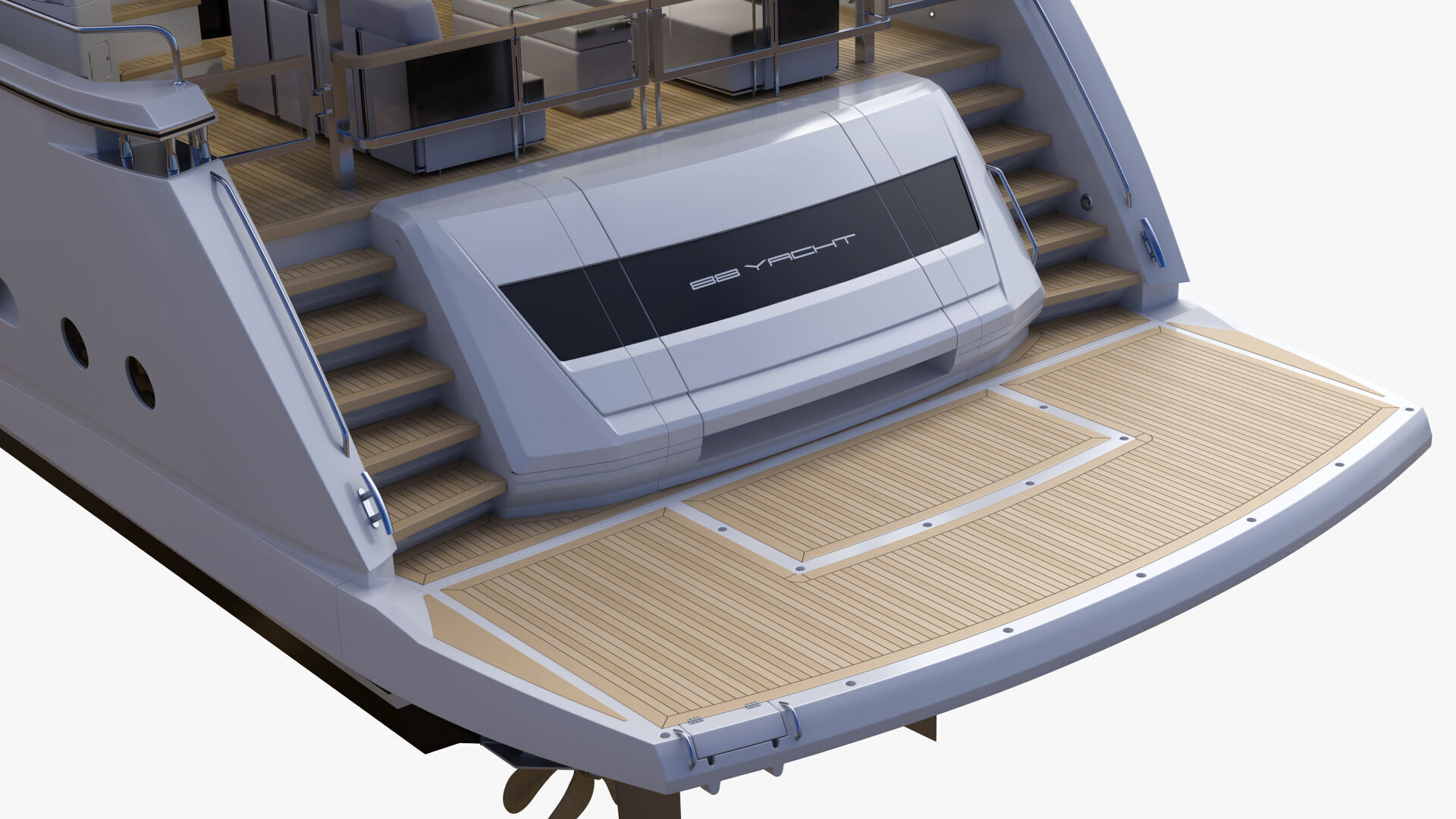 Sunseeker 88 Lux Yacht 3D model_25