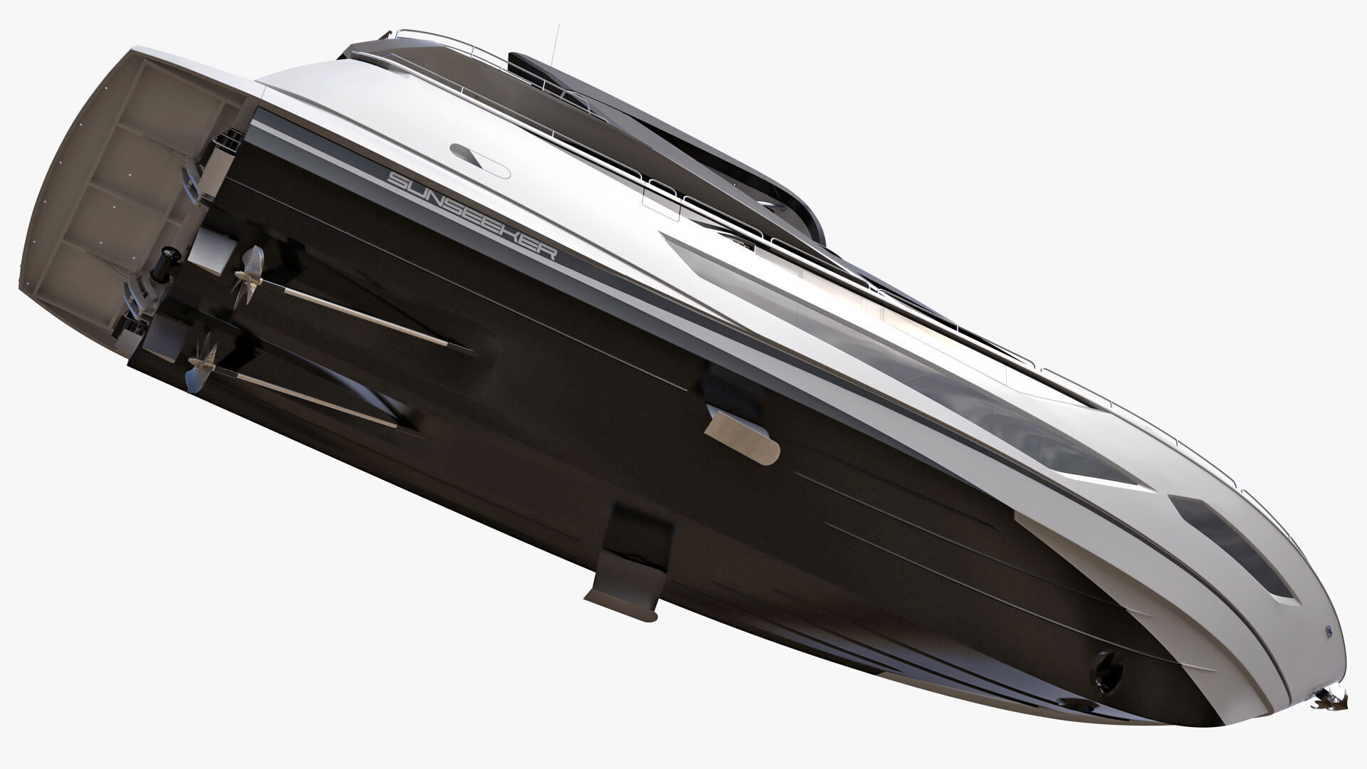 Sunseeker 88 Lux Yacht 3D model_42