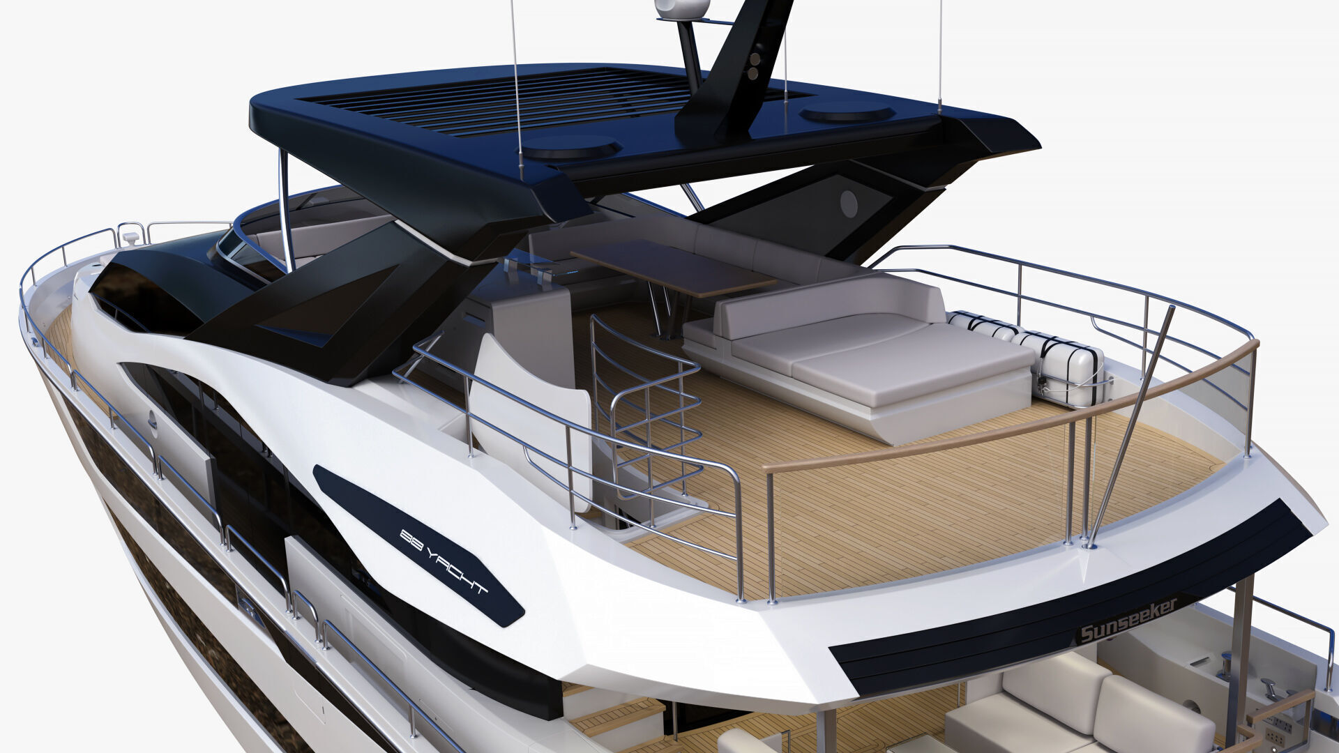 Sunseeker 88 Lux Yacht 3D model_33