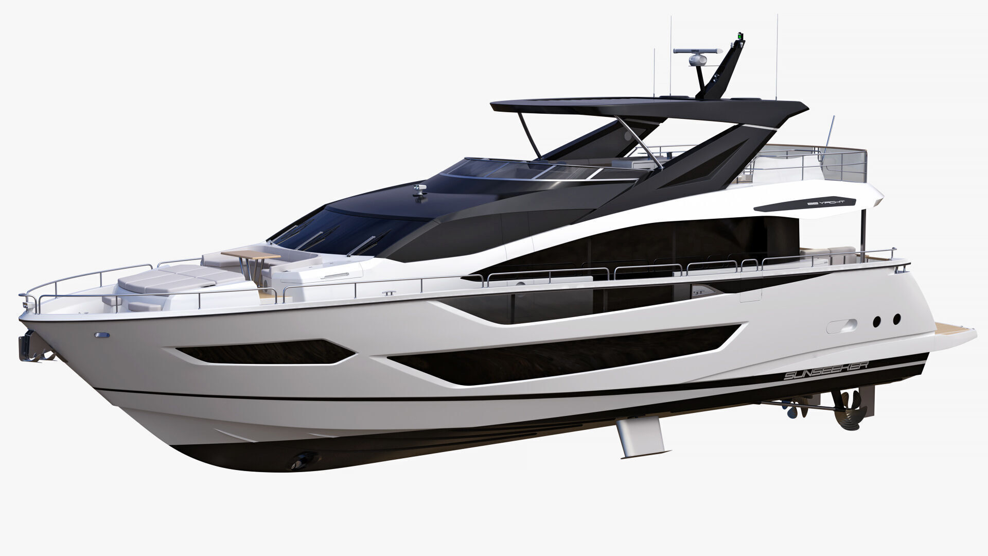 Sunseeker 88 Lux Yacht 3D model_13