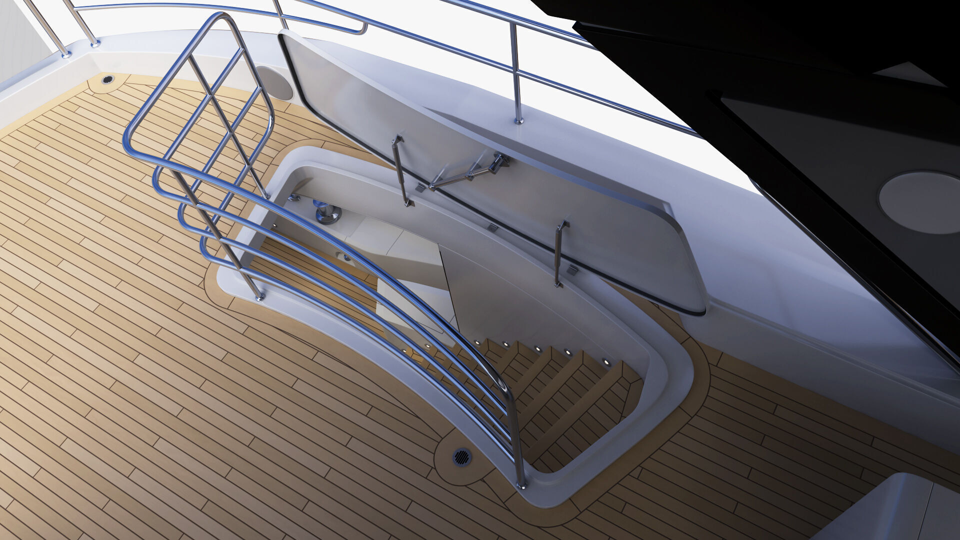 Sunseeker 88 Lux Yacht 3D model_38