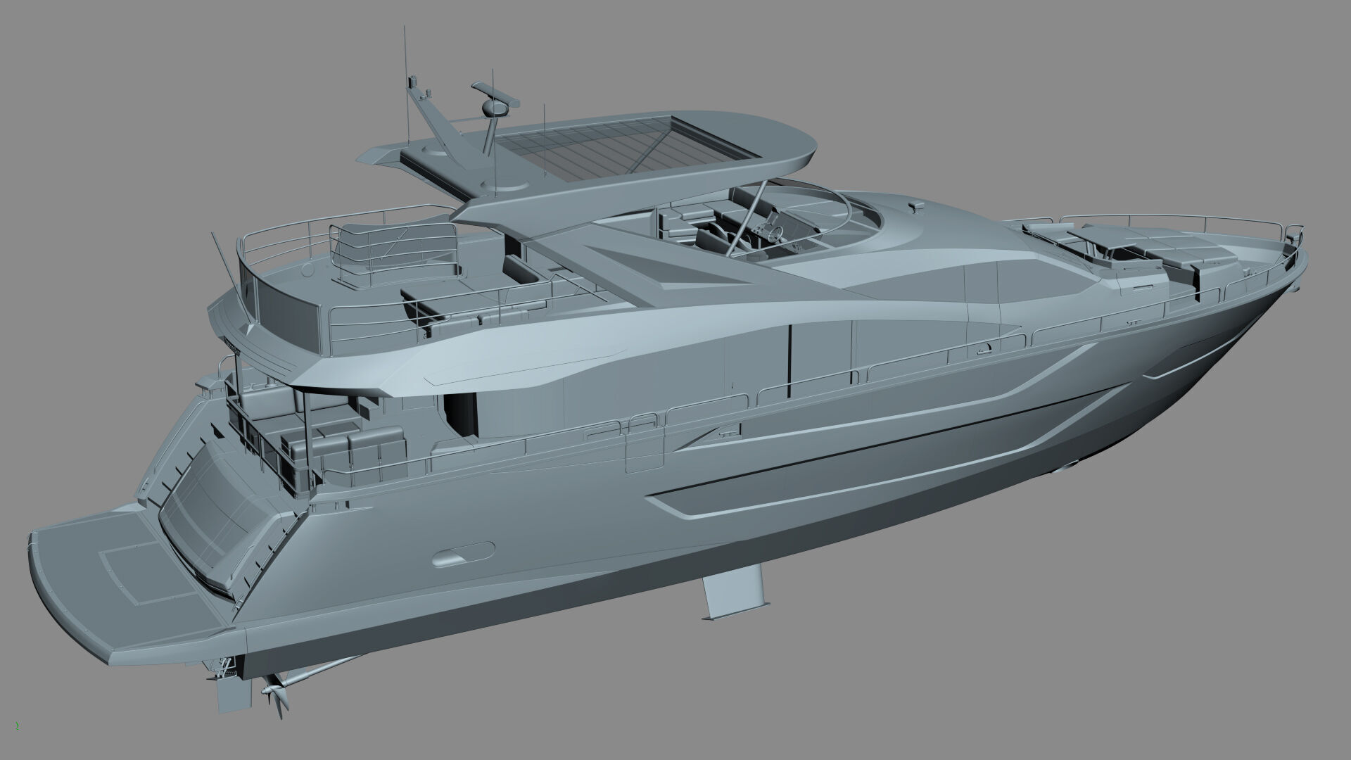 Sunseeker 88 Lux Yacht 3D model_44