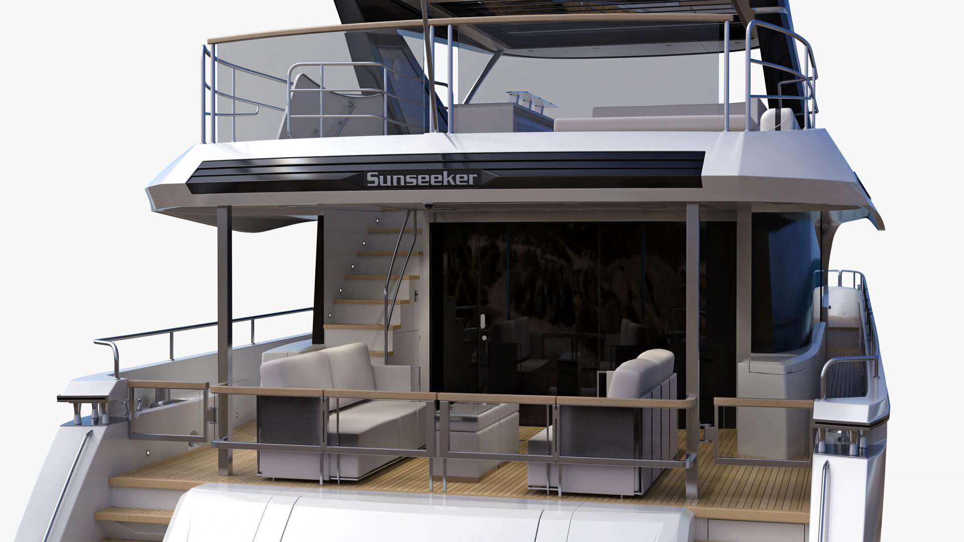 Sunseeker 88 Lux Yacht 3D model_27