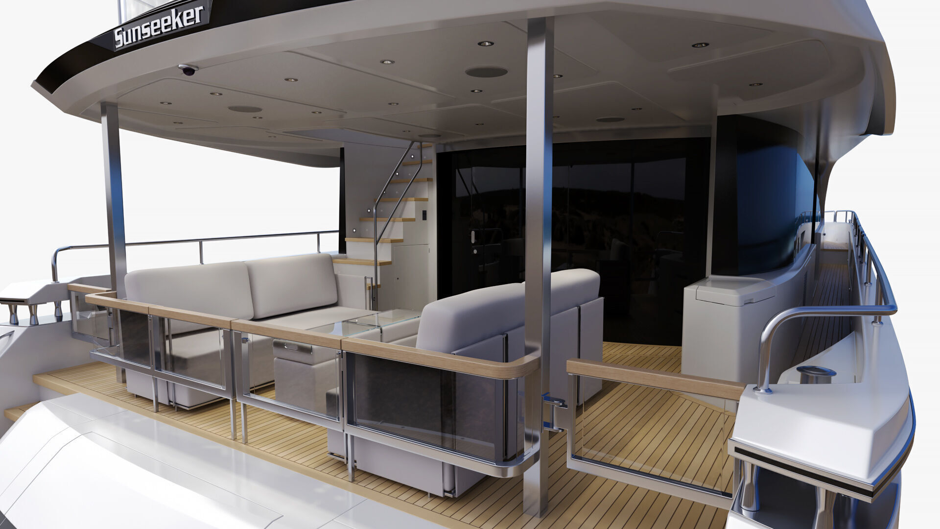 Sunseeker 88 Lux Yacht 3D model_30