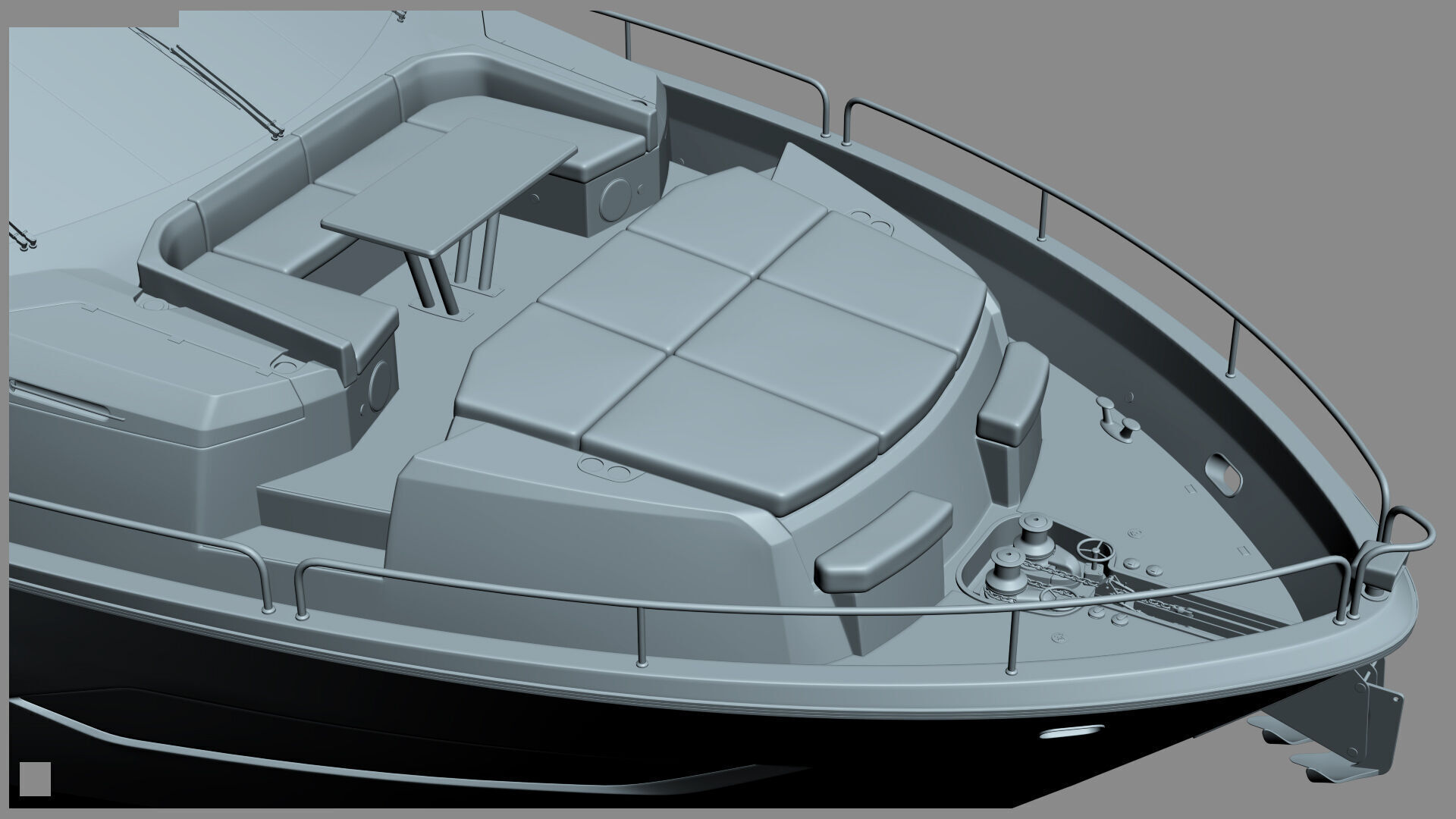 Sunseeker 88 Lux Yacht 3D model_48