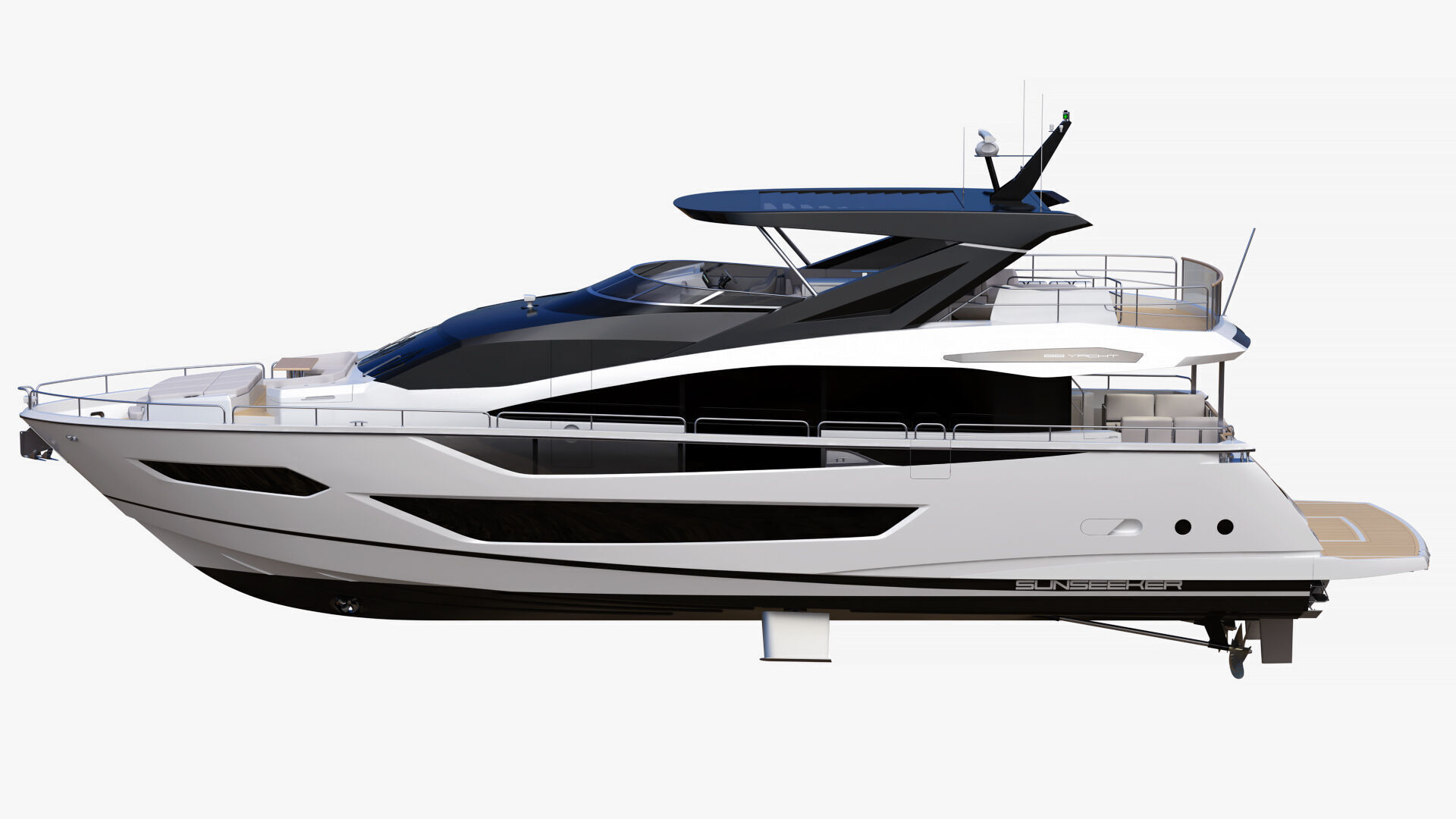Sunseeker 88 Lux Yacht 3D model_5
