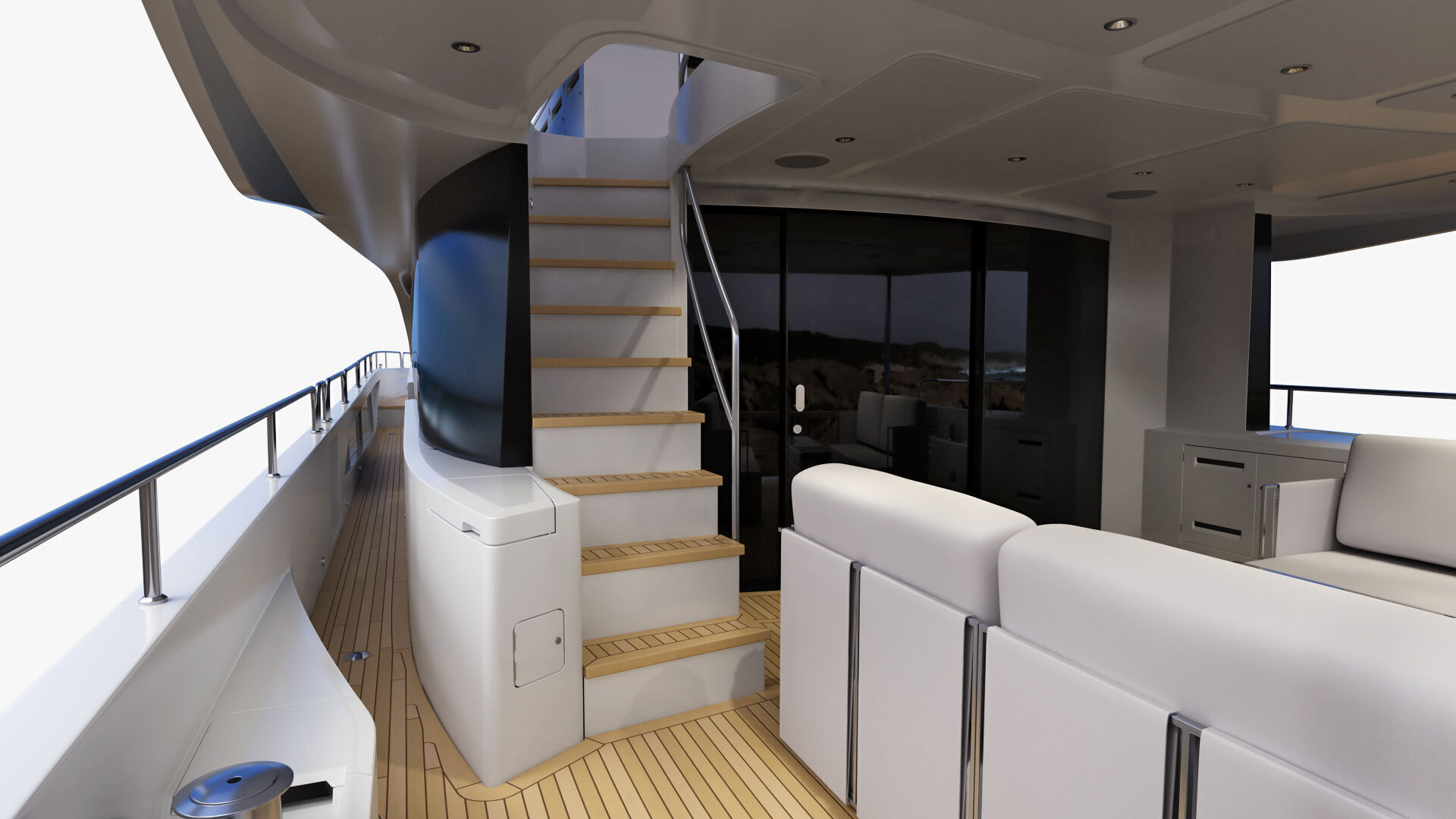Sunseeker 88 Lux Yacht 3D model_29