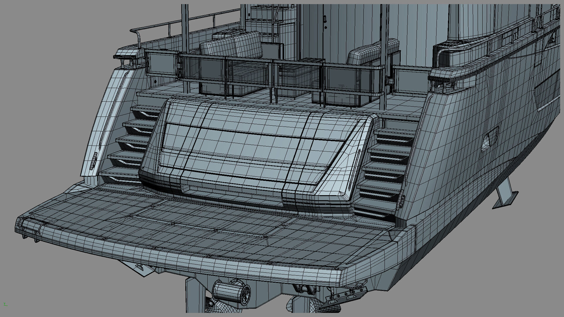 Sunseeker 88 Lux Yacht 3D model_55