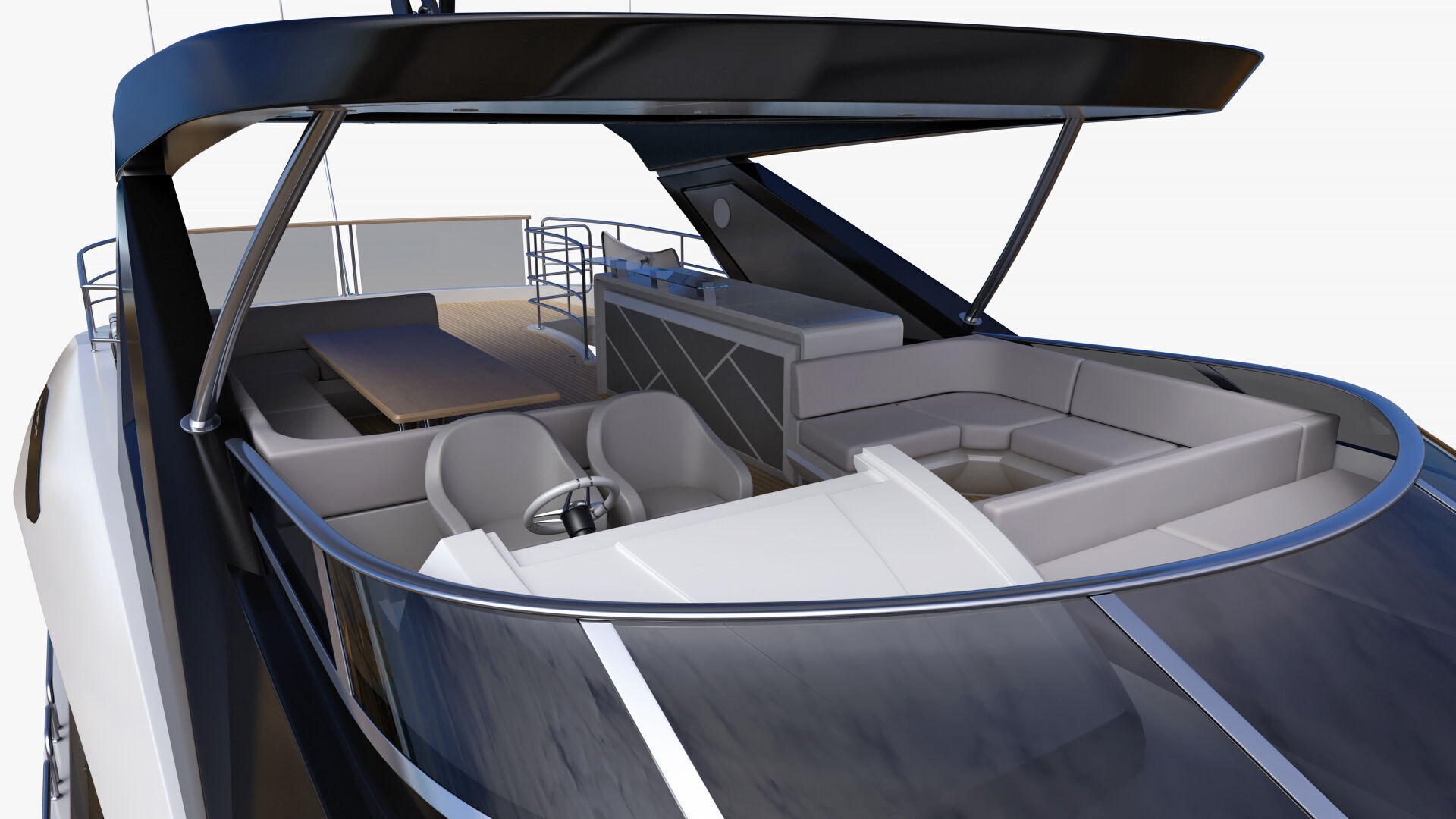Sunseeker 88 Lux Yacht 3D model_41