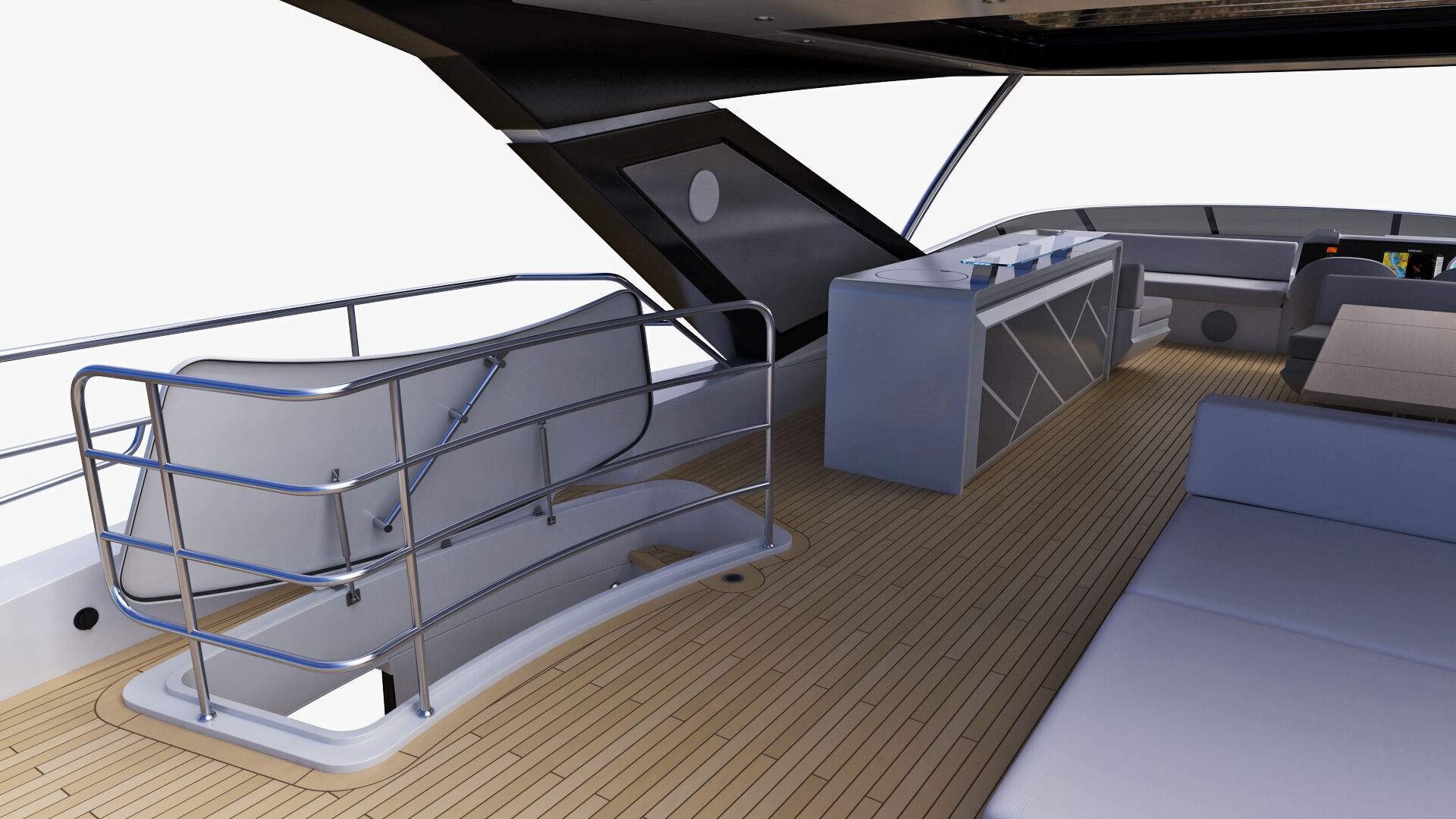Sunseeker 88 Lux Yacht 3D model_37