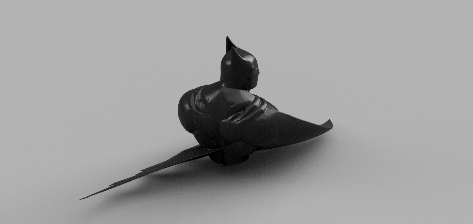 Batman Torso with cape Free 3D print model_1