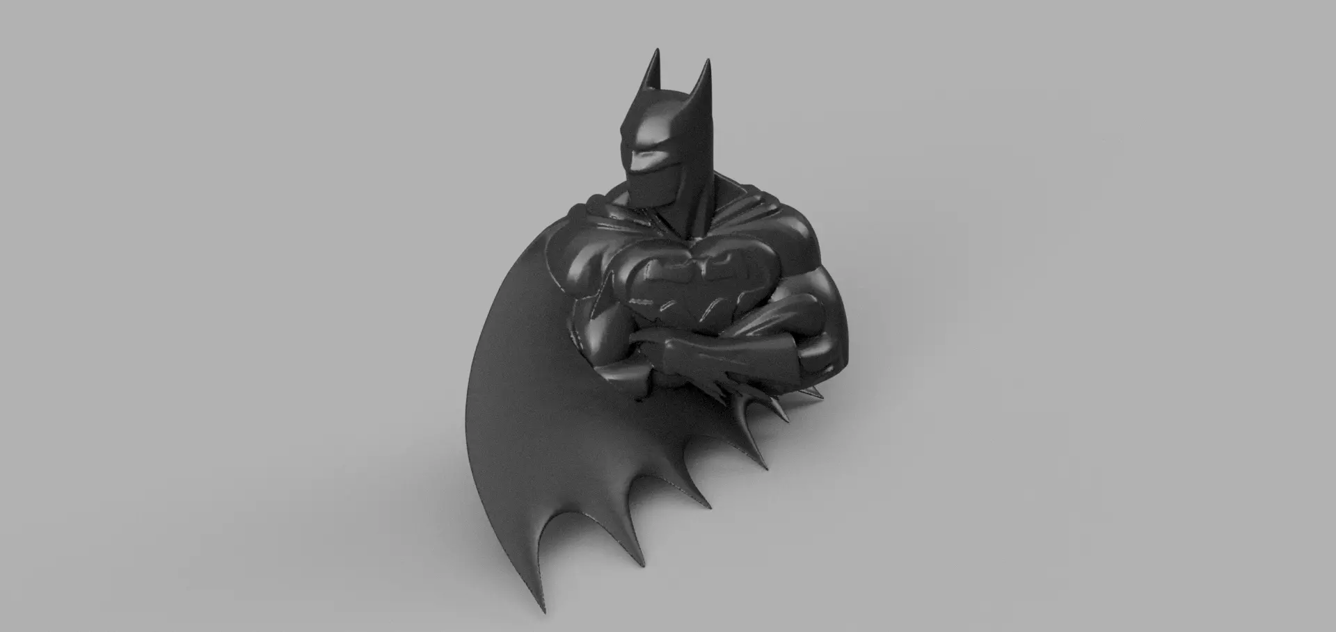 Batman Torso with cape Free 3D print model_0