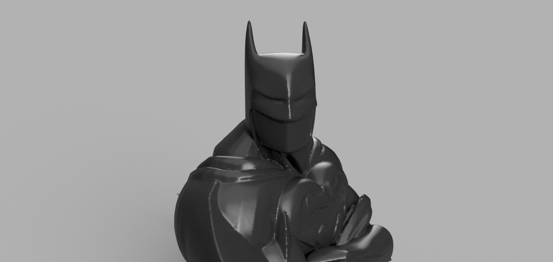 Batman Torso with cape Free 3D print model_2