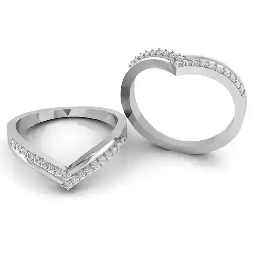Solitaire Wedding Engagement Women Ring 3D print model 3D print model