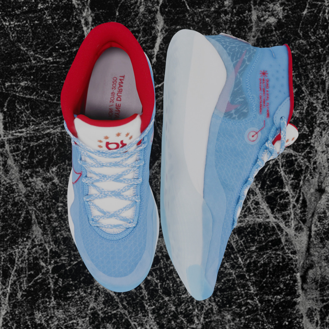 NIKE KD 12 DON C 3D SHOES Low-poly 3D model_2