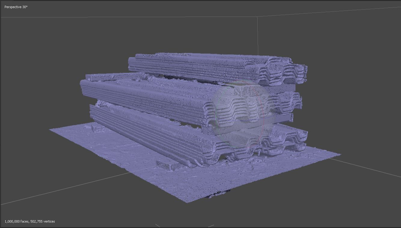 Pile of construction sheets Free 3D model_5