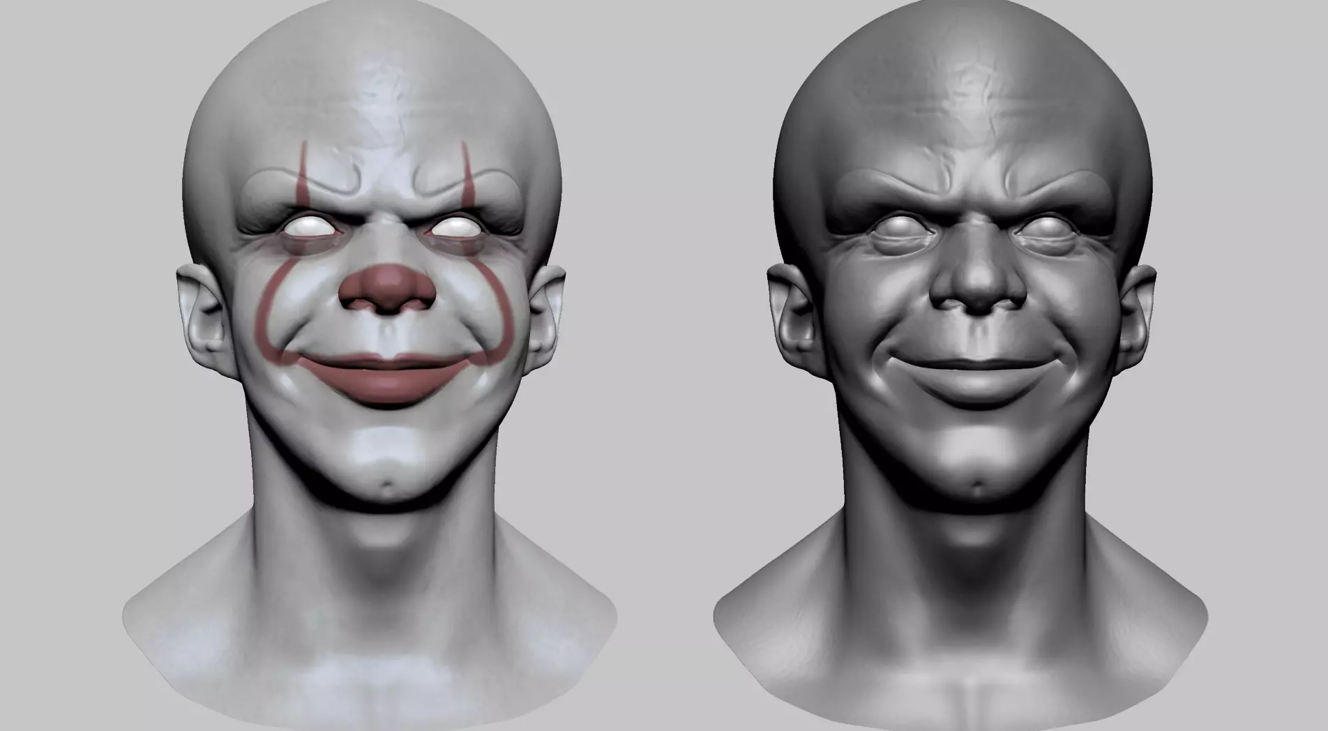 Pennywise Head A 3D model_0