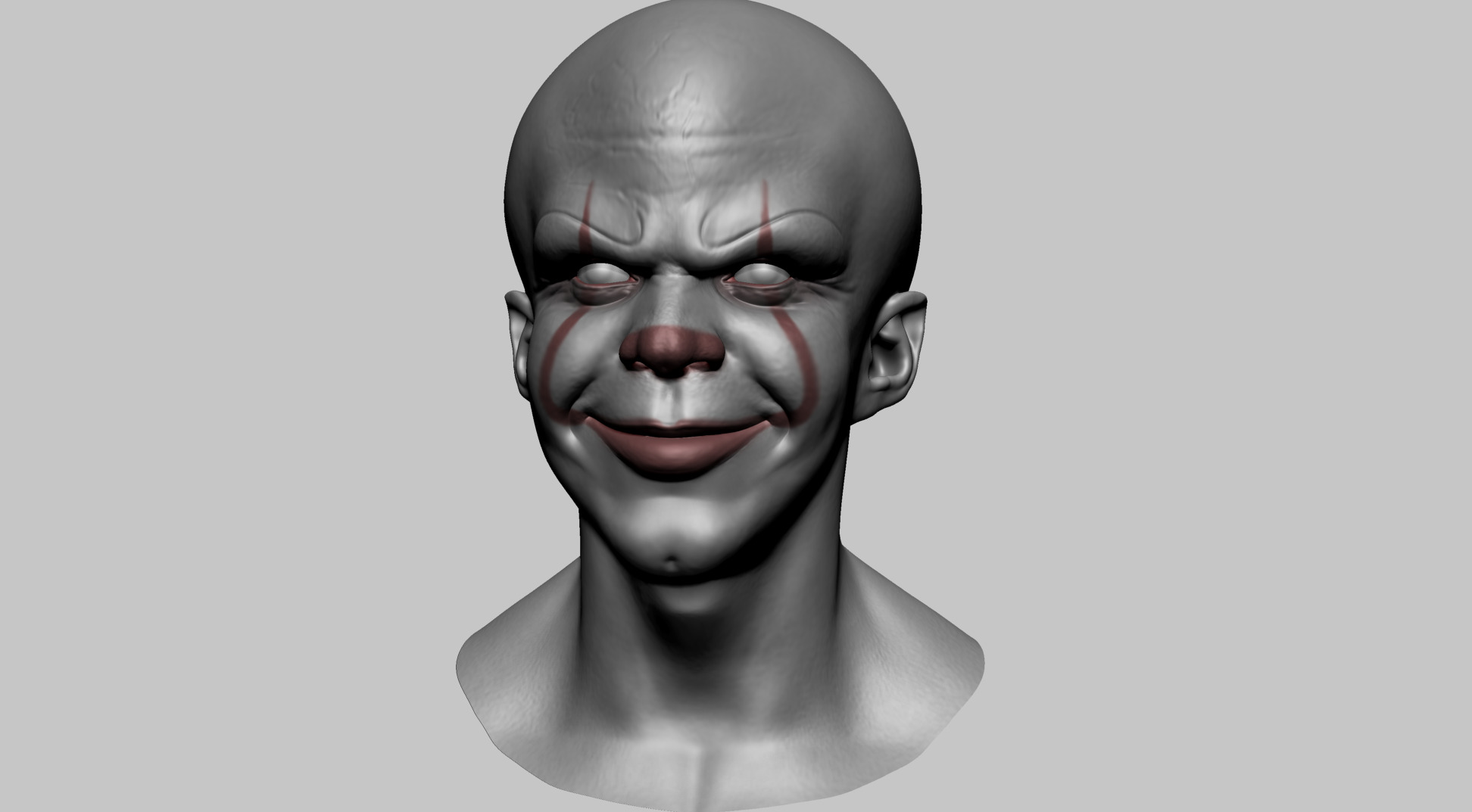Pennywise Head A 3D model_8