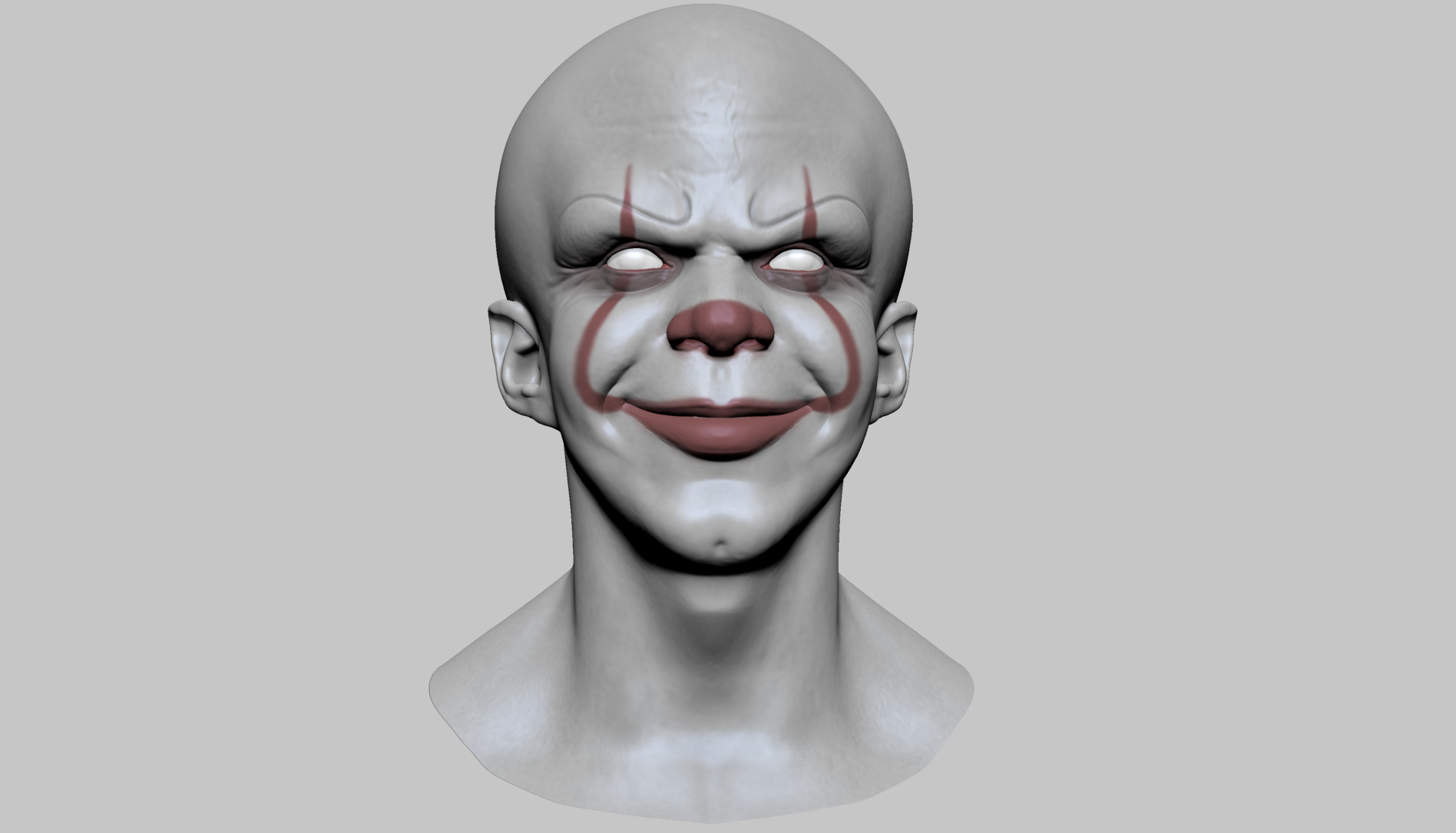 Pennywise Head A 3D model_1